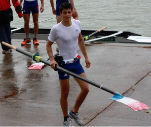 Charly Berthet proud to be in the French National Rowing Team